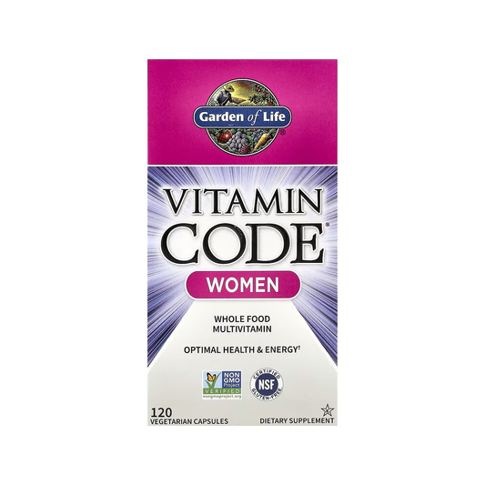 Garden of Life Vitamin Code Women - Whole Food Multivitamin - 120 Vegetarian Capsules