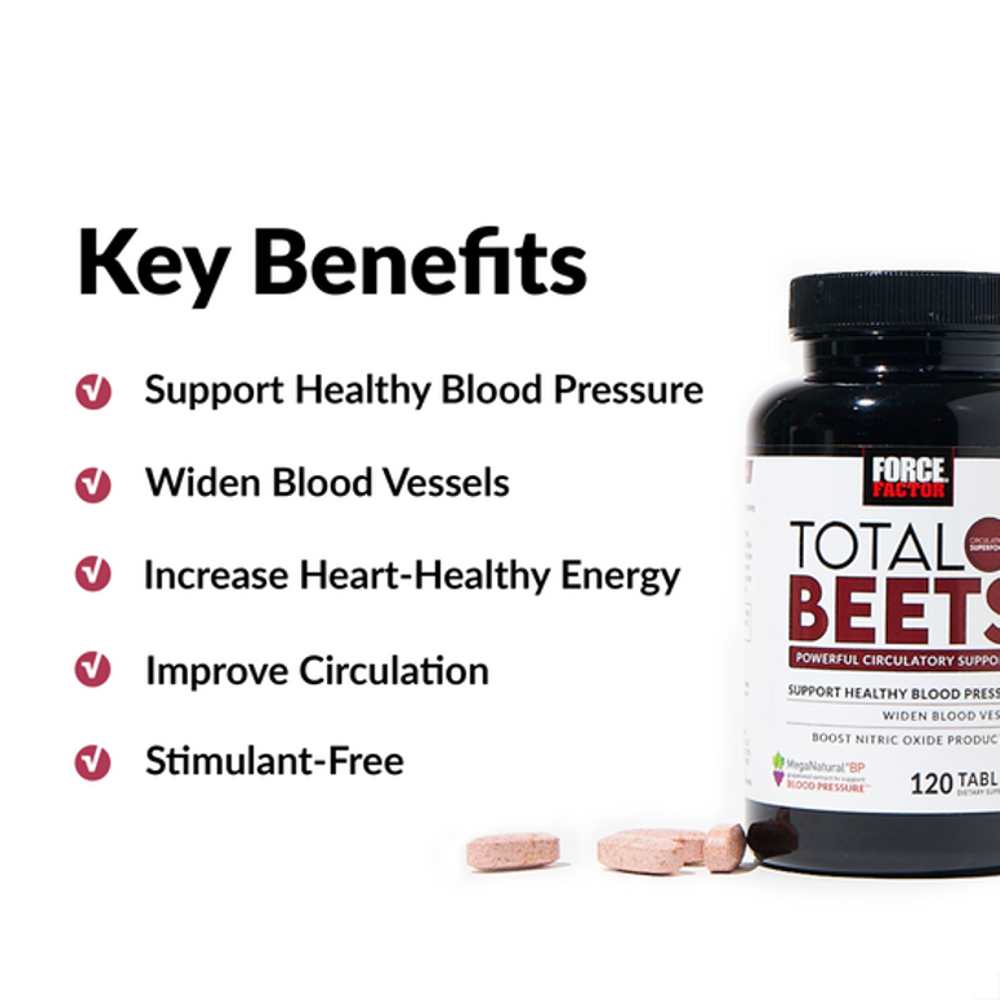 Force Factor Total Beets – 120 Tablets