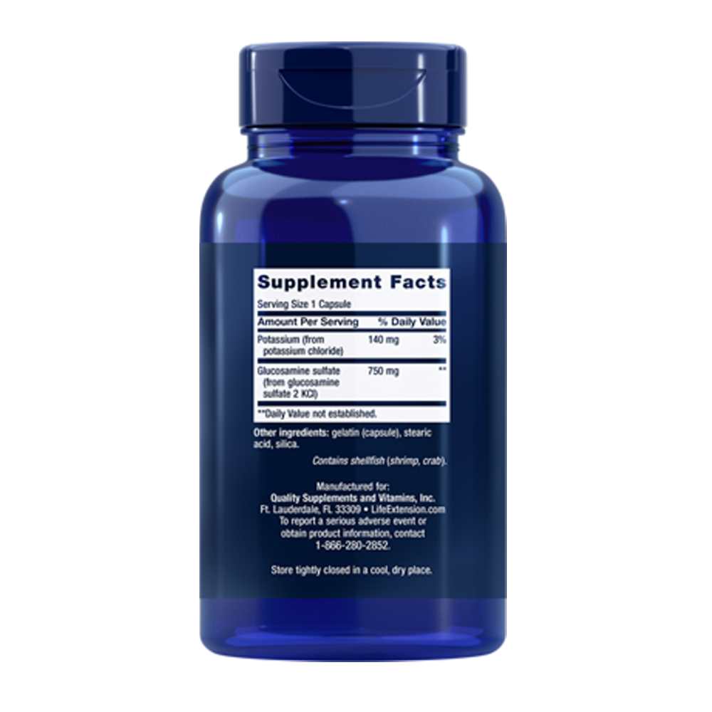 Life Extension Glucosamine Sulfate 750 Mg – 60 Capsules