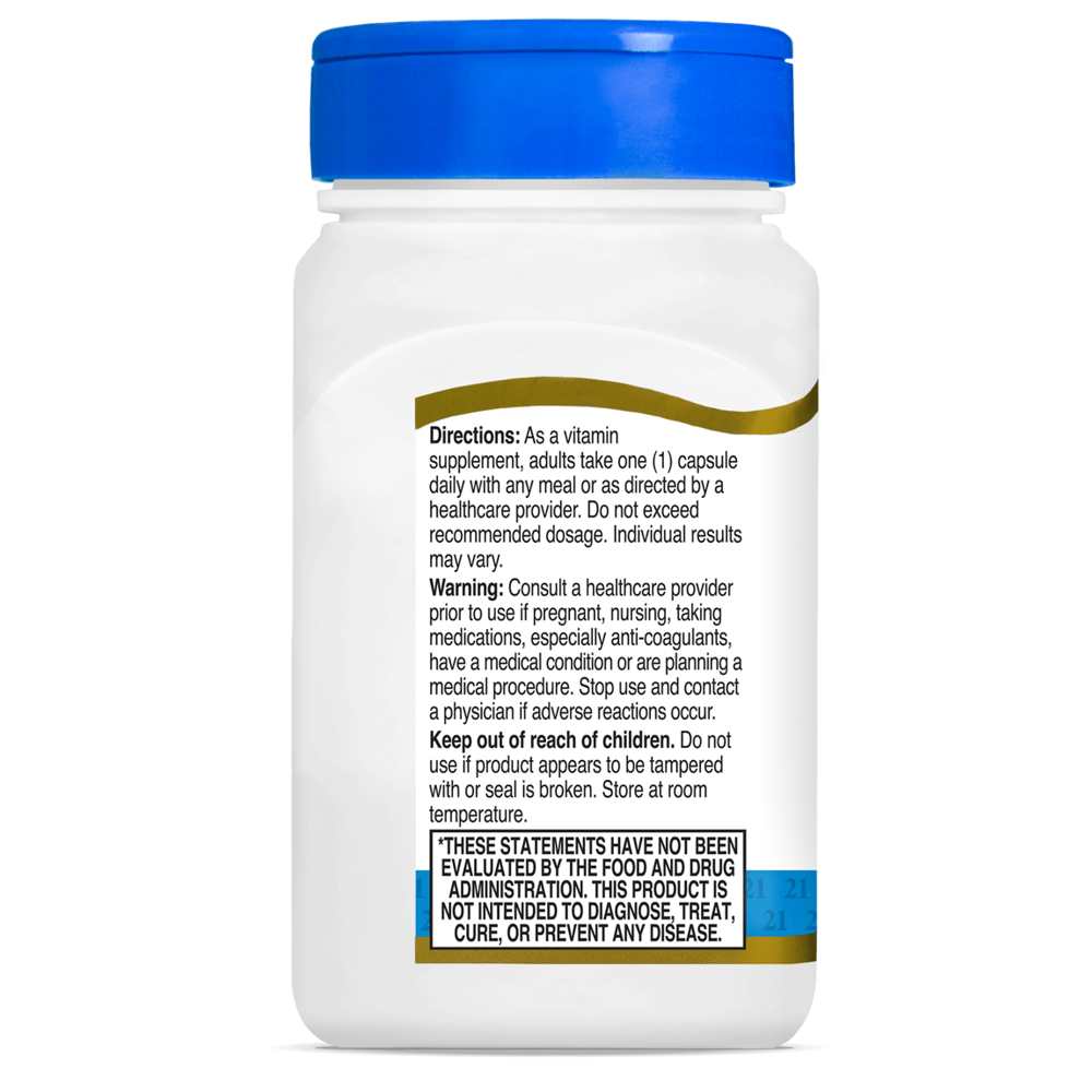 21st Century Vitamin K2 100 Mcg Mk-7 110 Caps