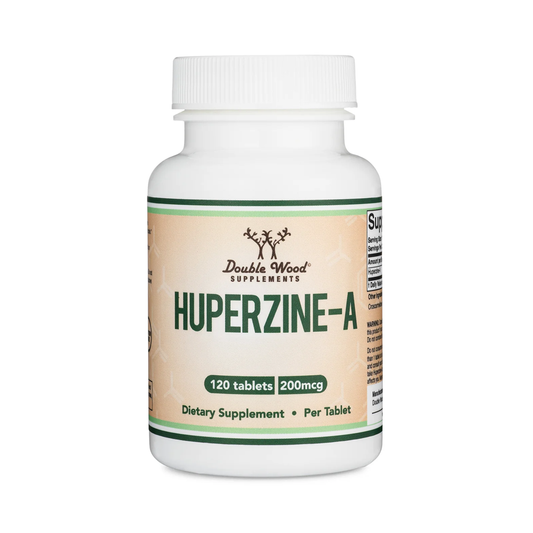 Double Wood Supplements Huperzine-A 200mcg - 120 Tablets | Brain Support & Cognitive Function