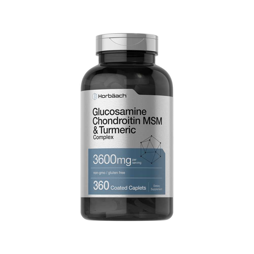 Horbäach Glucosamine Chondroitin Complex 3600mg per Serving | 360 Caplets