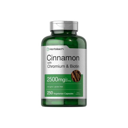 Horbäach Cinnamon Complex 2500mg per Serving | 250 Capsules