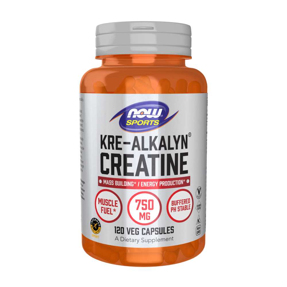 Now Sports Kre-Alkalyn® Creatine – Buffered P H-Stable Formula – 120 Veg Capsules