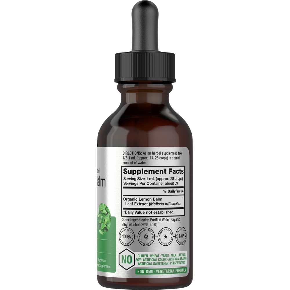 Horbäach Lemon Balm Leaf Extract | 2oz Liquid