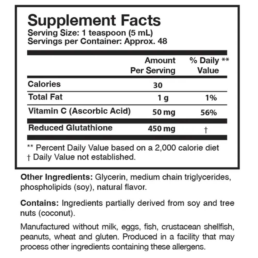 Tri-Fortify Liposomal Glutathione by Researched Nutritionals – 8 Fl Oz Orange Tube