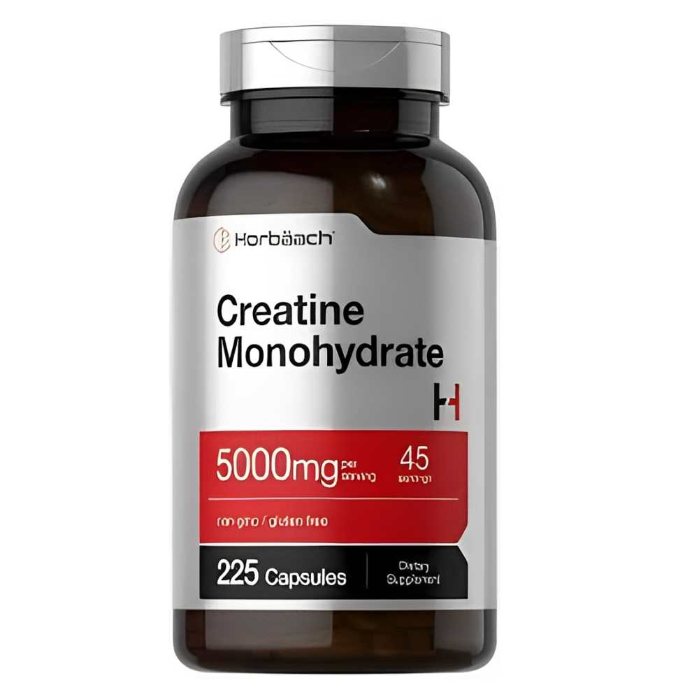 Horbäach Creatine Monohydrate – 5000mg – 225 Capsules