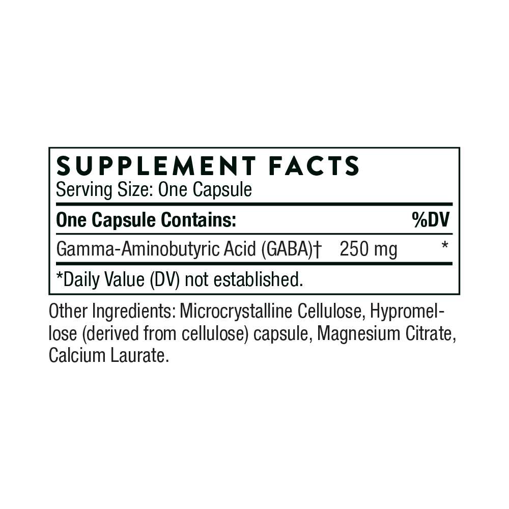 PharmaGABA 250 mg by Thorne – Dietary Supplement