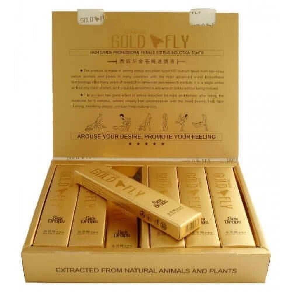 Spanish Gold Fly Drops - Premium Female Arousal Enhancer, 2/12 Sachets