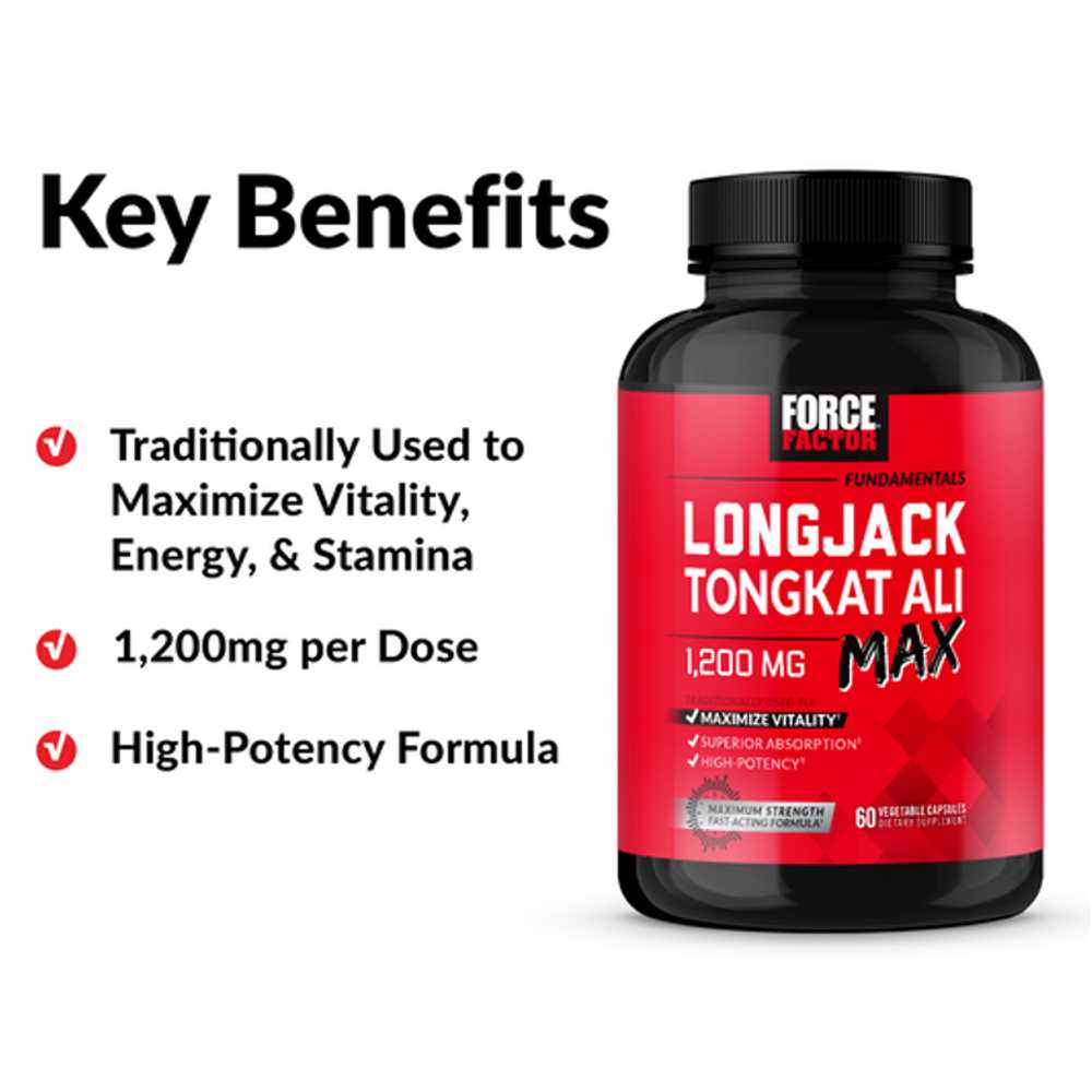 Force Factor Longjack Max – 60 Capsules