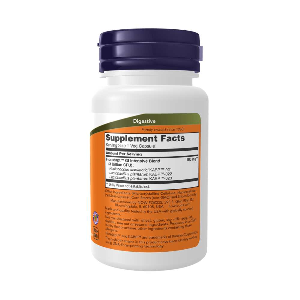 Now Foods Intestinal Bacteria Support – Clinically Validated Probiotic for Digestive Health & Regularity – 60 Veg Capsules
