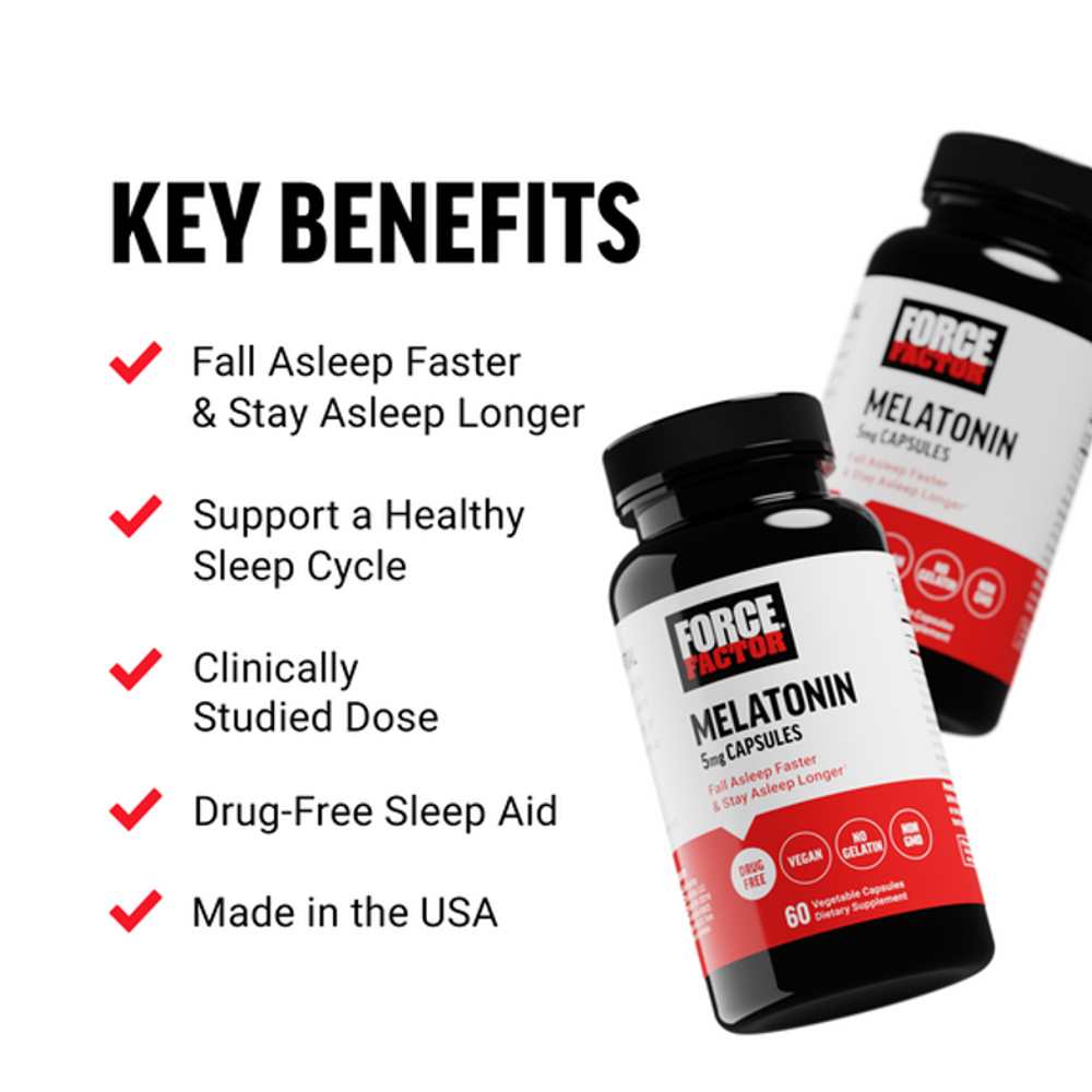 Force Factor Melatonin – 60 Capsules