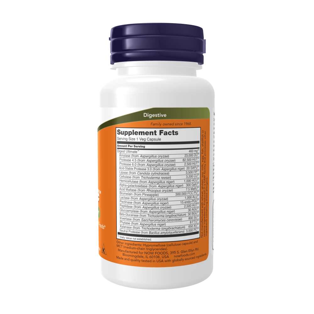 Now Foods Digest Ultimate – Full Spectrum Enzyme Formula – 60 Veg Capsules