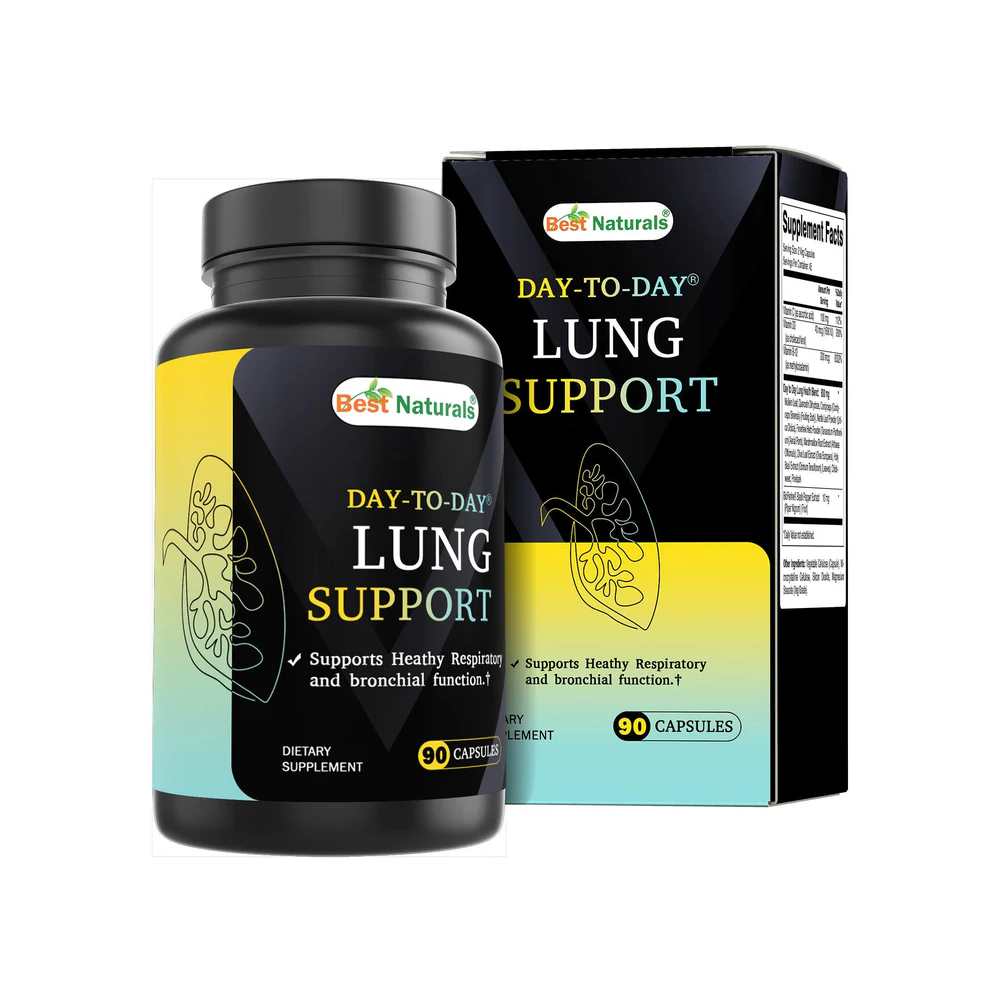 Best Naturals Day-to-Day Lung Support Supplements 90 Veg Capsules