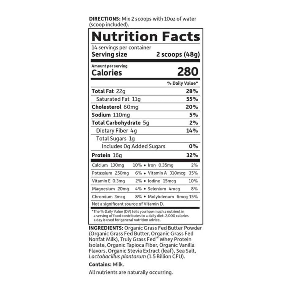 Garden of Life Dr. Formulated Keto Meal Balanced Shake Vanilla 672g Powder