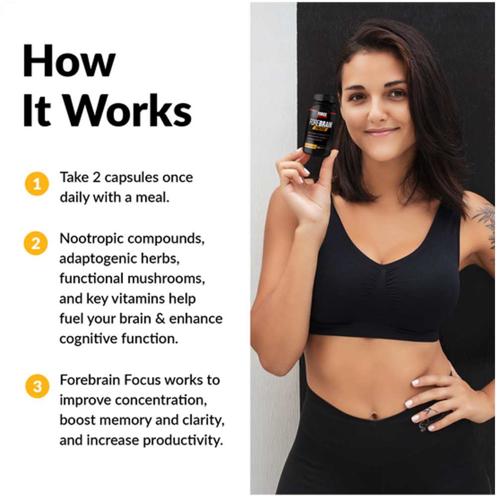 Force Factor Forebrain Focus – 60 Capsules