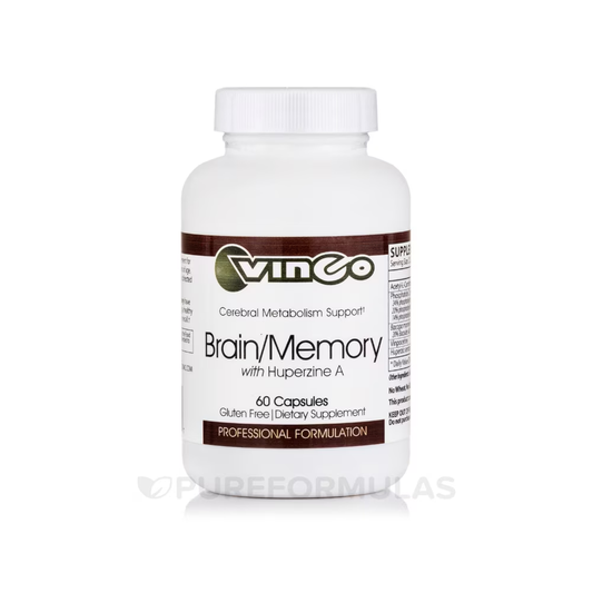 Vinco Brain/Memory Supplement – Huperzine A & Vinpocetine for Cognitive Support