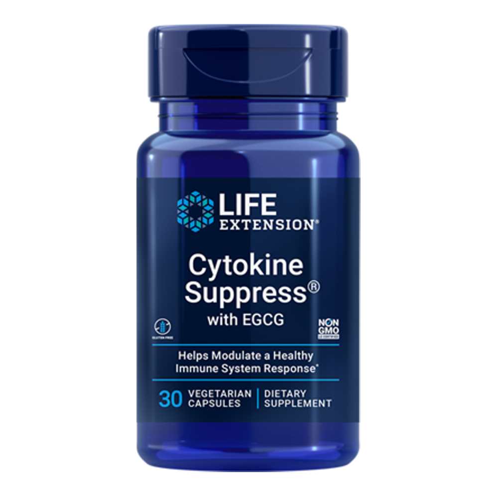Life Extension Cytokine Suppress® with Egcg – 30 Vegetarian Capsules