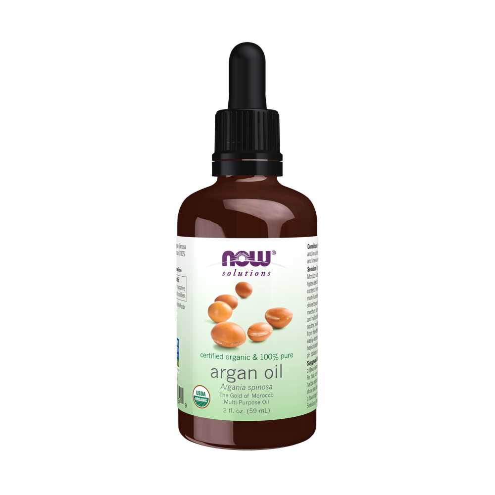 Now Foods Argan Oil – 100% Pure & Certified Organic – Multi-Purpose Moisturizing Oil – 59 M L