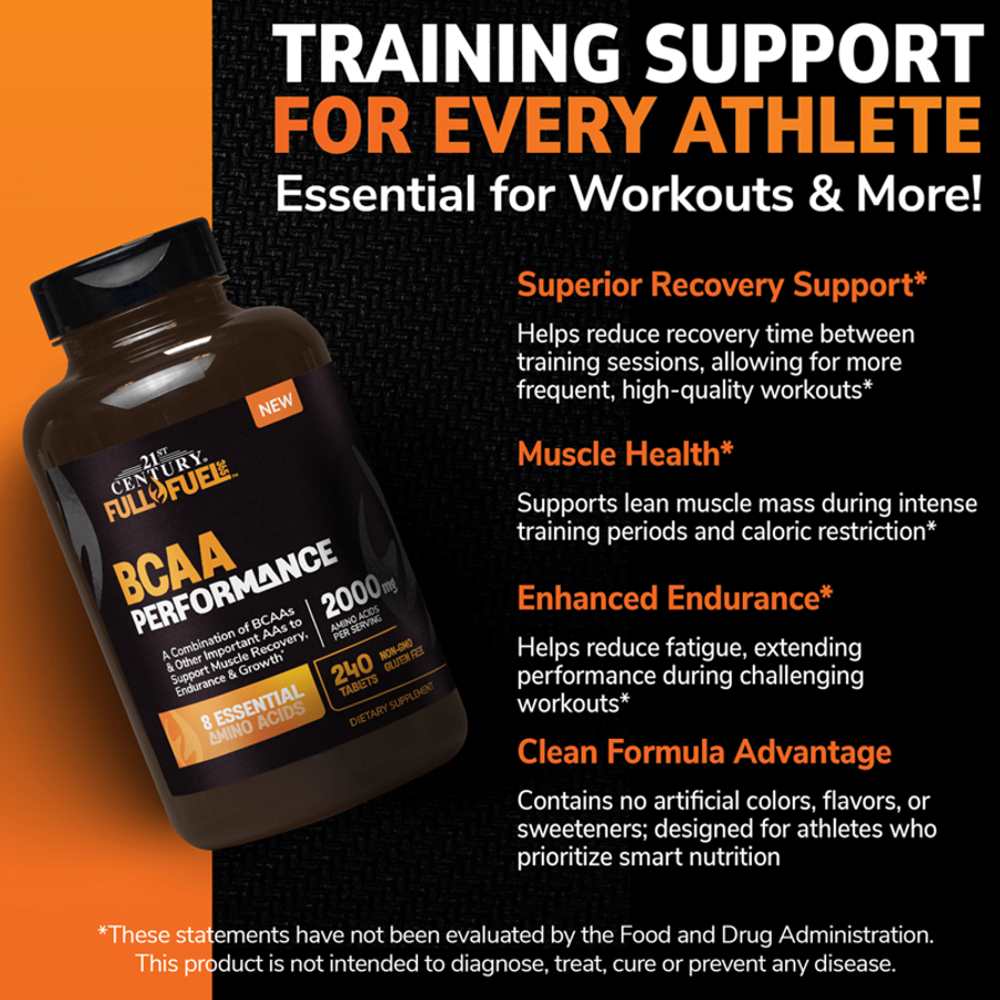 21st Century Full Fuel™ 365 Bcaa Performance 240 Tabs