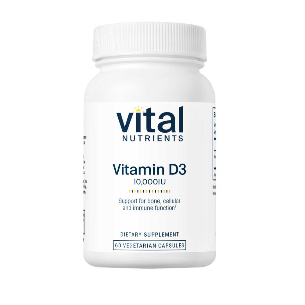 Vital Nutrients Vitamin D3 10,000 Iu 60 Caps