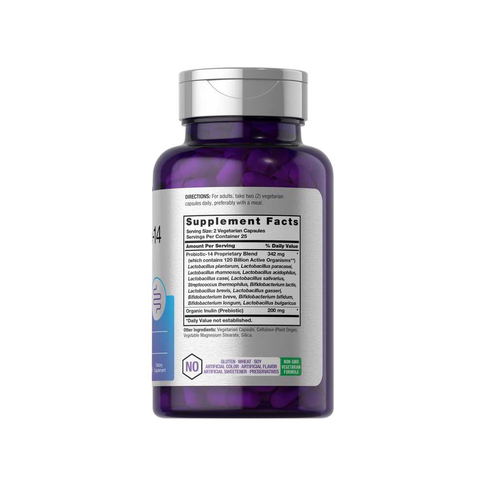 Horbäach Probiotics with Prebiotics | 50 Capsules
