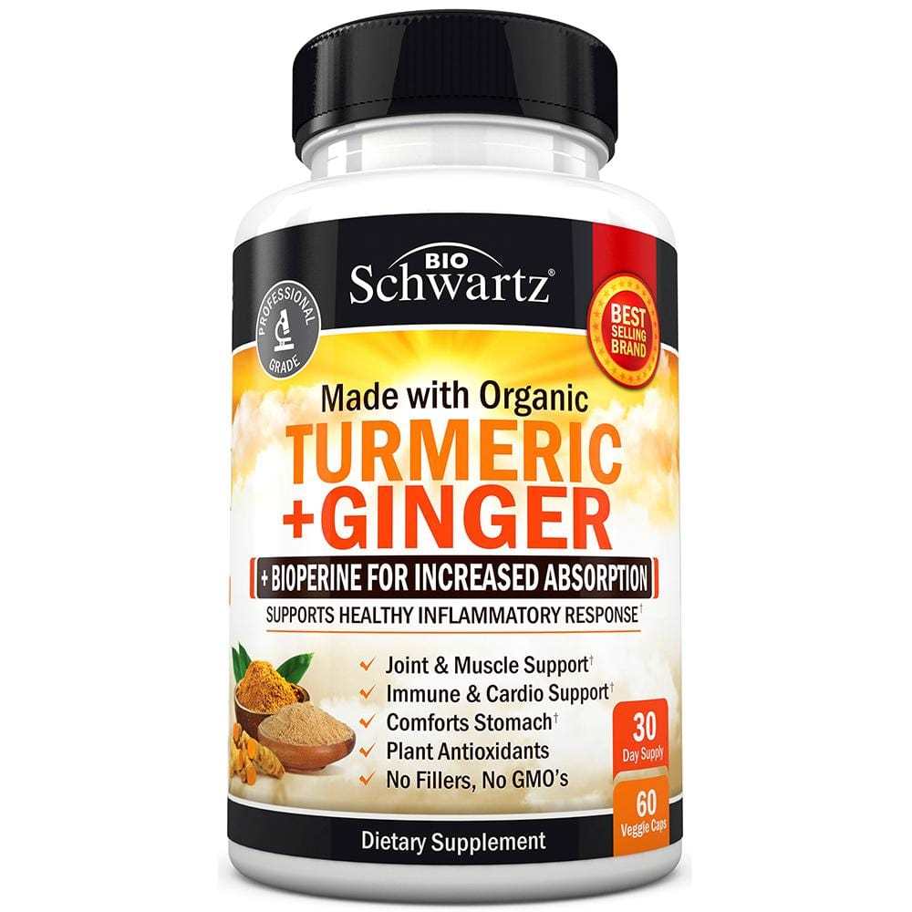 Bio Schwartz Turmeric + Ginger – 60 Capsules