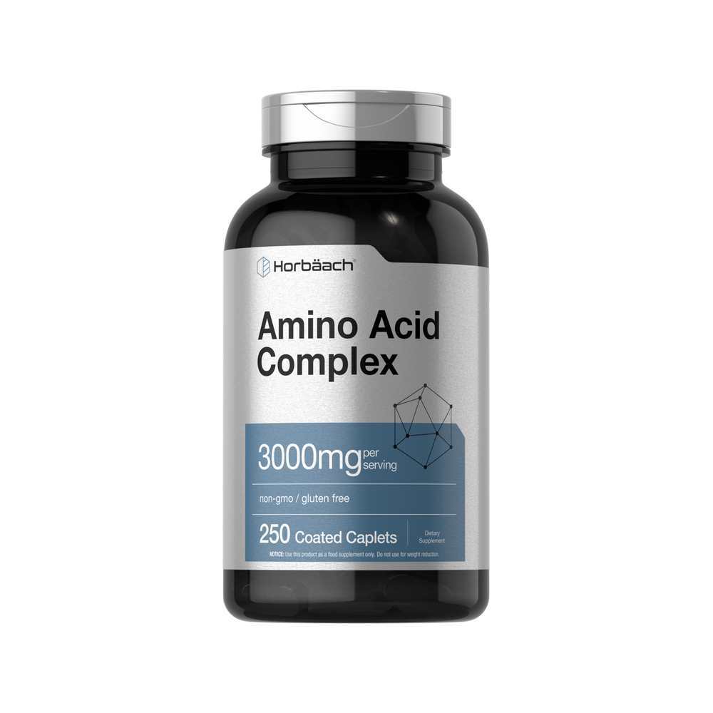 Horbäach Amino Acid Complex 3000mg per serving | 250 Caplets