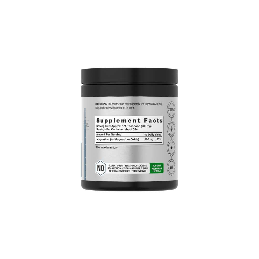 Horbäach Magnesium Oxide 400mg | 8oz Powder