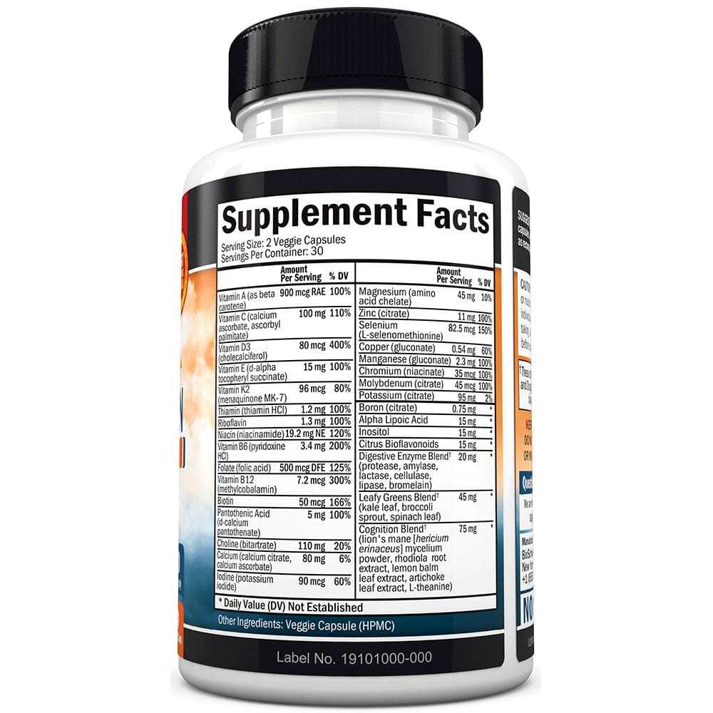 Bio Schwartz Men’s 50+ Multivitamin – 60 Capsules