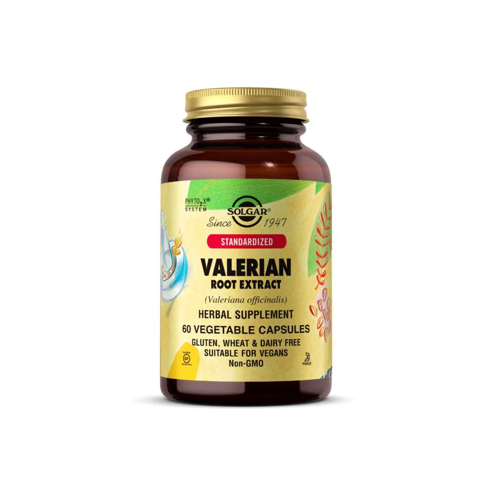 Solgar Standardized Valerian Root Extract 60 Vegetable Capsules