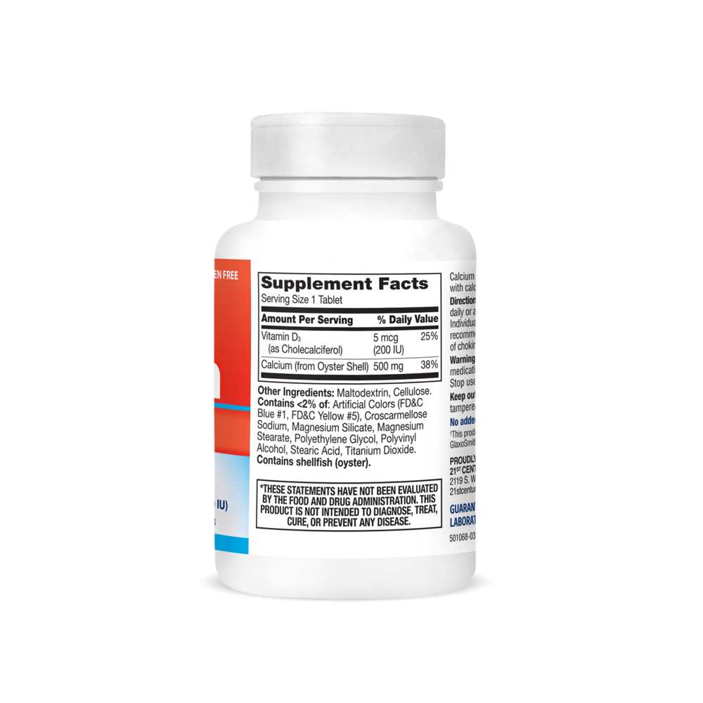 21st Century Calcium 500 +d3 90 Tabs
