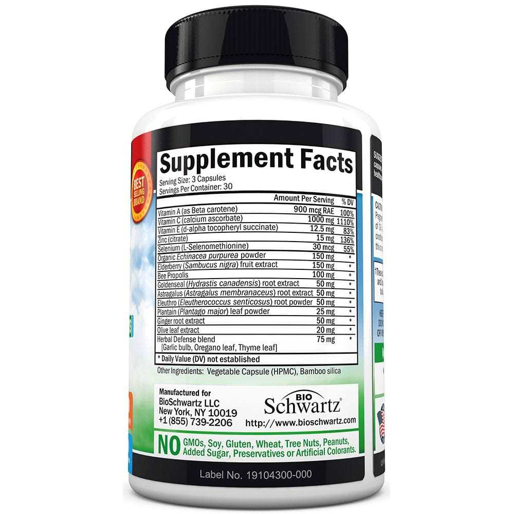 Bio Schwartz Immunity Boost – 90 Capsules