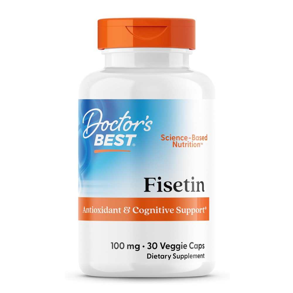 Doctor's Best Fisetin with Novusetin, 100 Mg, 30 Veggie Caps
