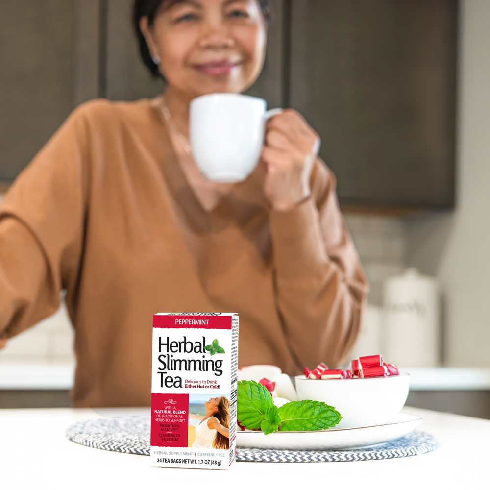 21st Century Herbal Slimming Tea Peppermint 24 Tea Bags