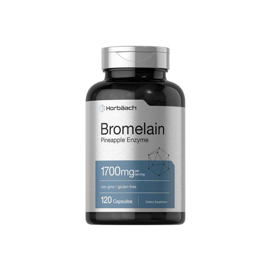 Horbäach Bromelain 1700mg per Serving | 120 Capsules