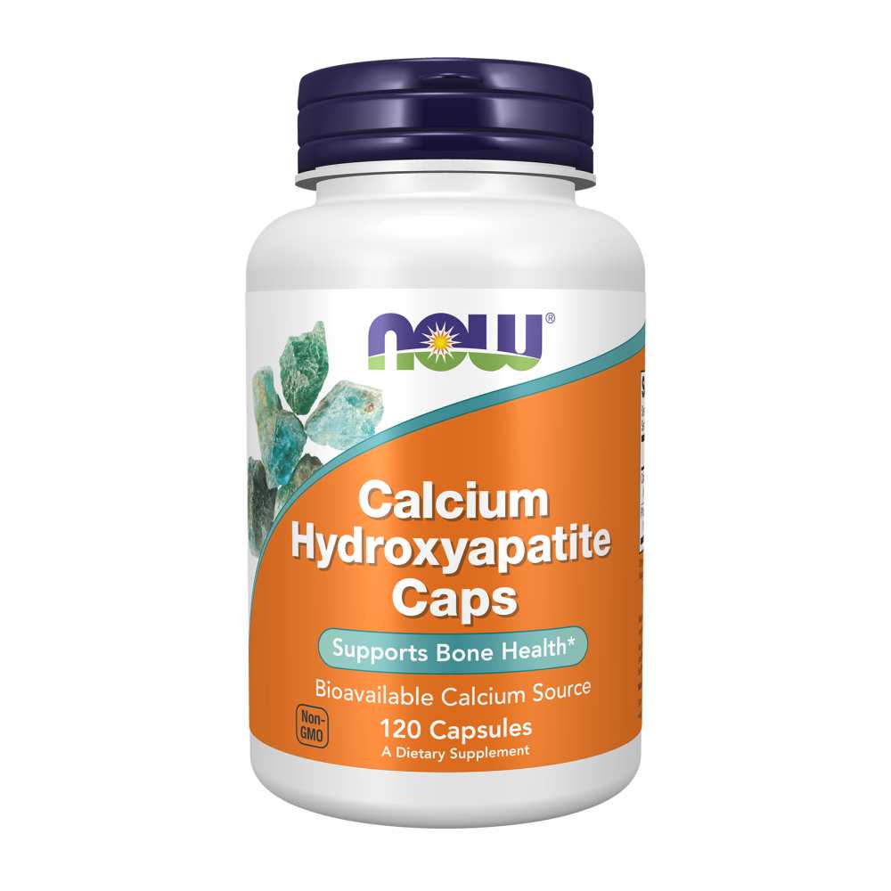 Now Foods Calcium Hydroxyapatite – Bone Support with Bioavailable Calcium – 120 Capsules
