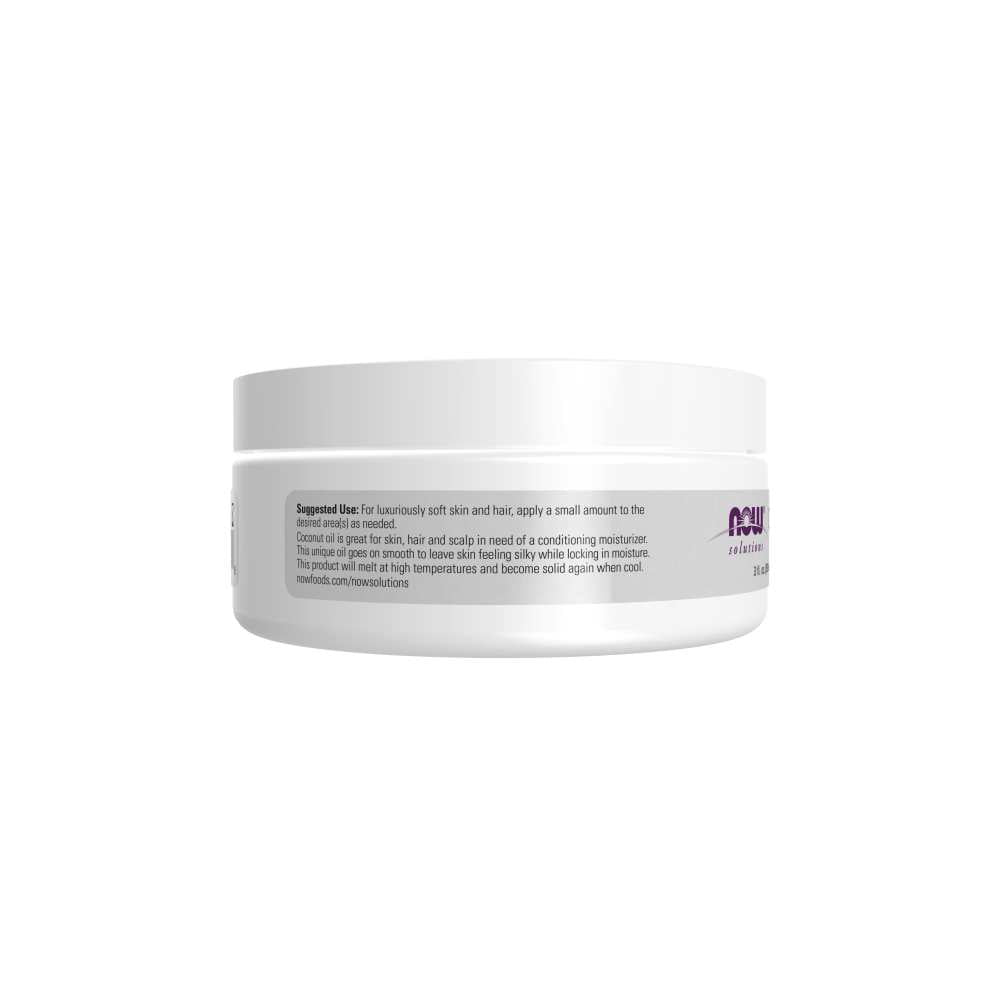 Now Foods Coconut Oil – 100% Pure & Skin Softening – Multi-Purpose Moisturizing Oil – 89 M L