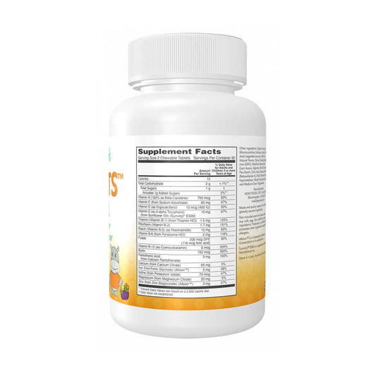 Now Foods Kid Vits – Children's Multivitamin with Grape Splash Flavor 120 Chewables Tablets