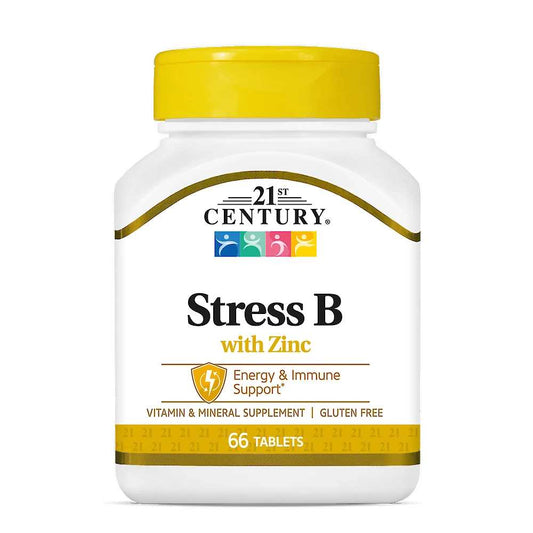21st Century Stress B with Zinc 66 Tabs