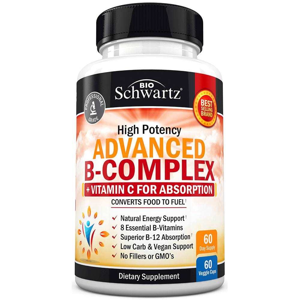 Bio Schwartz Advanced B-Complex – 60 Capsules