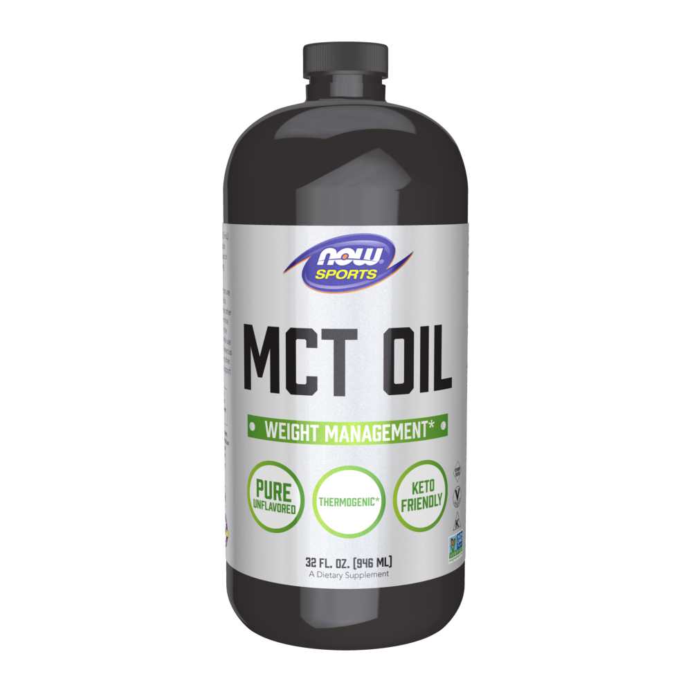 Now Sports Mct Oil Liquid – Medium-Chain Triglycerides – Plastic Bottle – 946ml