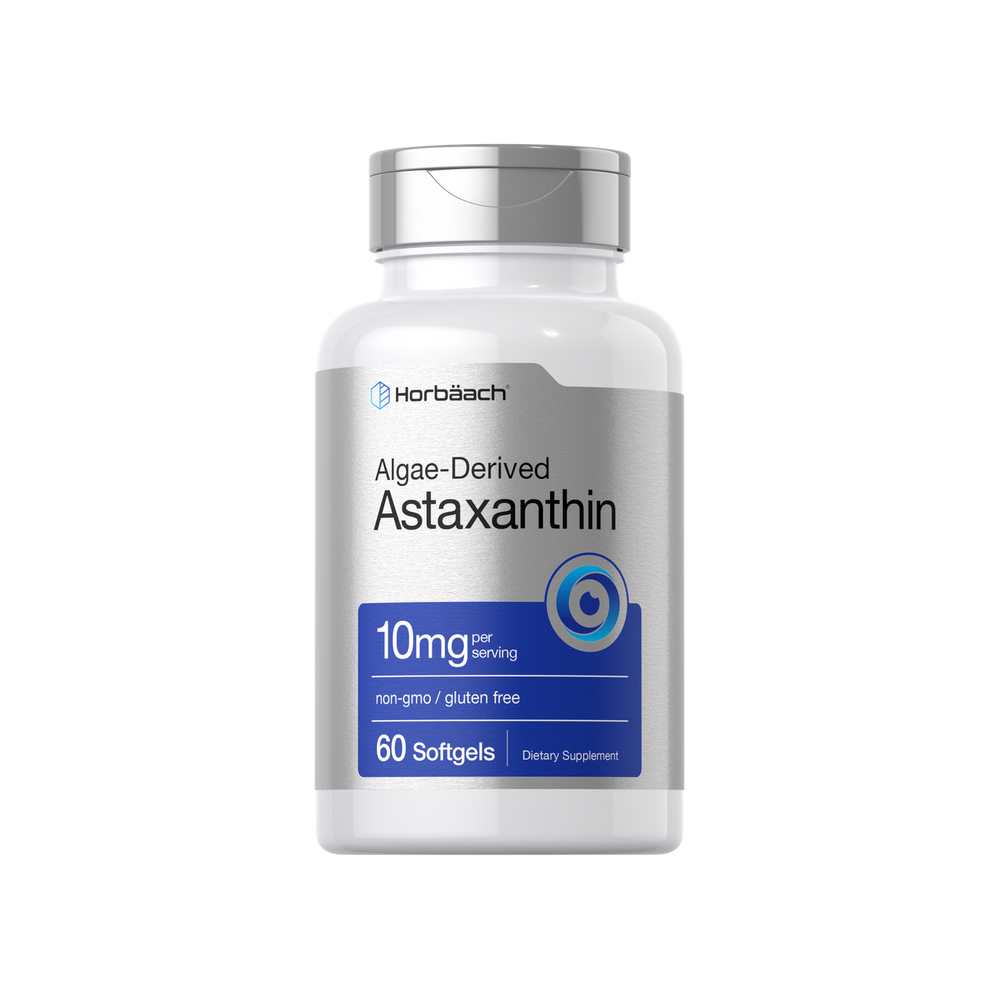 Horbäach Astaxanthin 10mg per Serving | 60 Softgels
