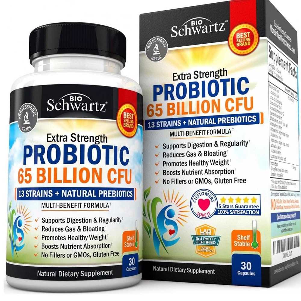 Bio Schwartz Probiotic 65 Billion Cfu – 60 Capsules