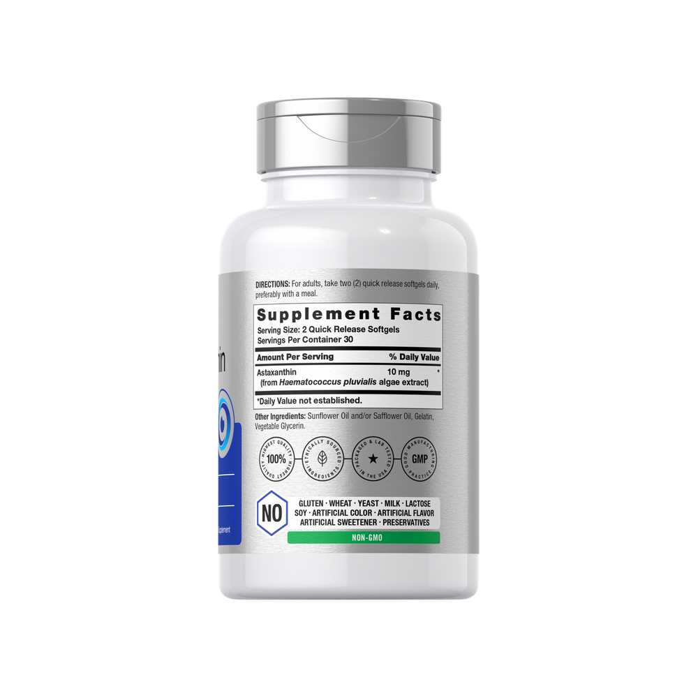Horbäach Astaxanthin 10mg per Serving | 60 Softgels