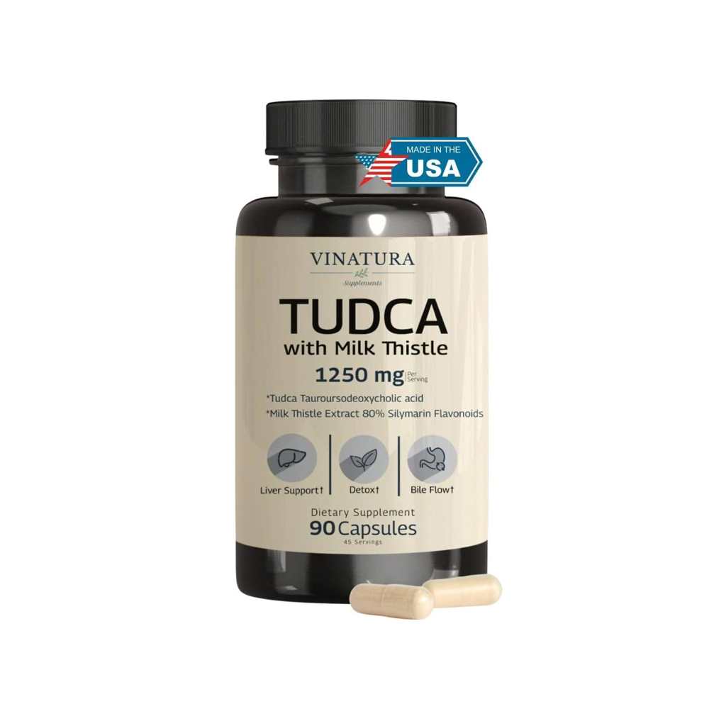 Vinatura Tudca Milk Thistle 1250mg 90 Caps