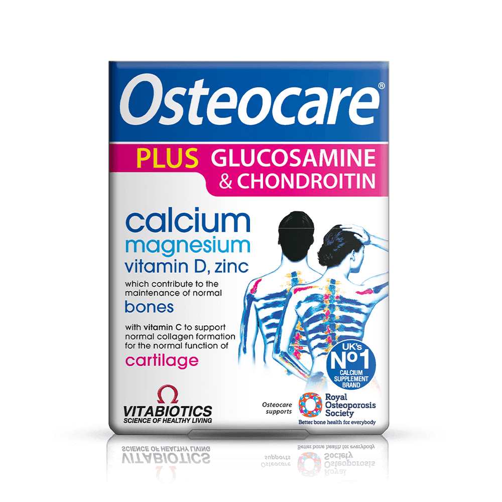 Vitabiotics Osteocare Plus – Glucosamine & Chondroitin with Calcium, Magnesium & Zinc