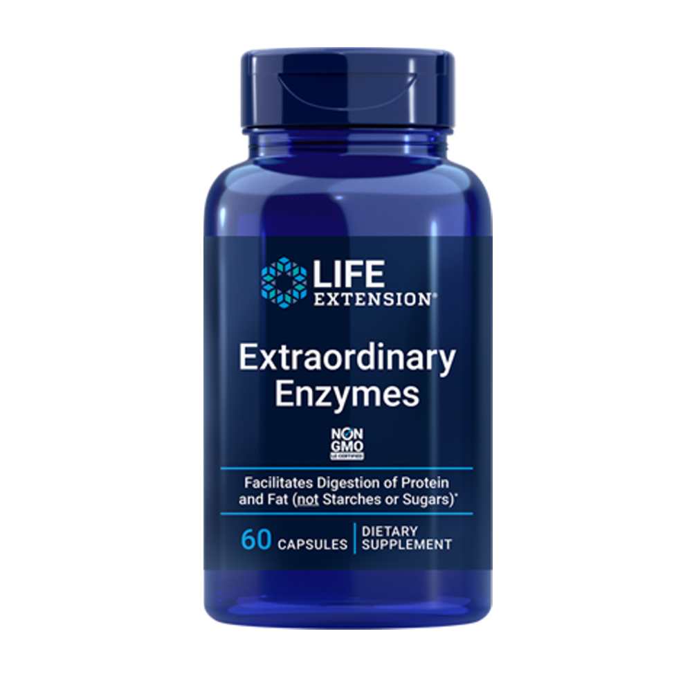 Life Extension Extraordinary Enzymes – 60 Capsules
