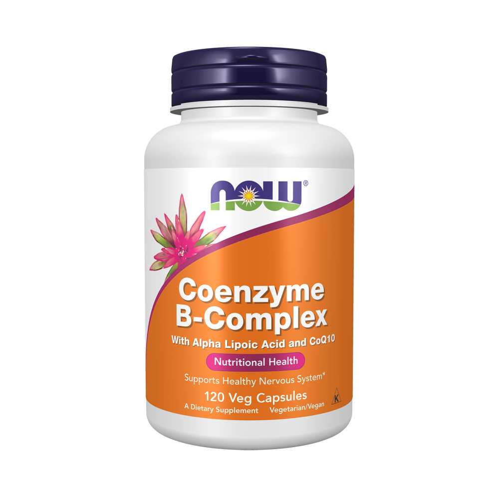 Now Foods Co-Enzyme B-Complex with Co Q10 & Alpha Lipoic Acid – 60 Capsules