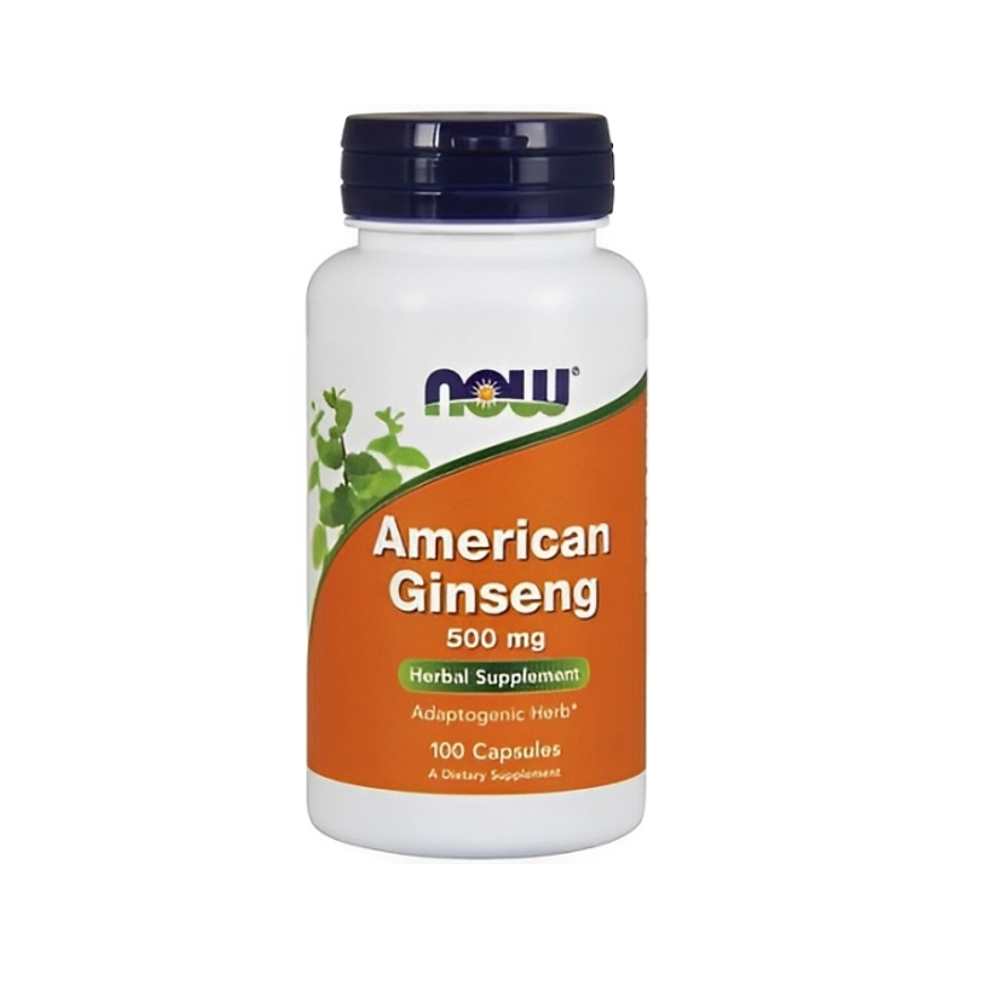 Now Foods American Ginseng 500mg 100 Capsules